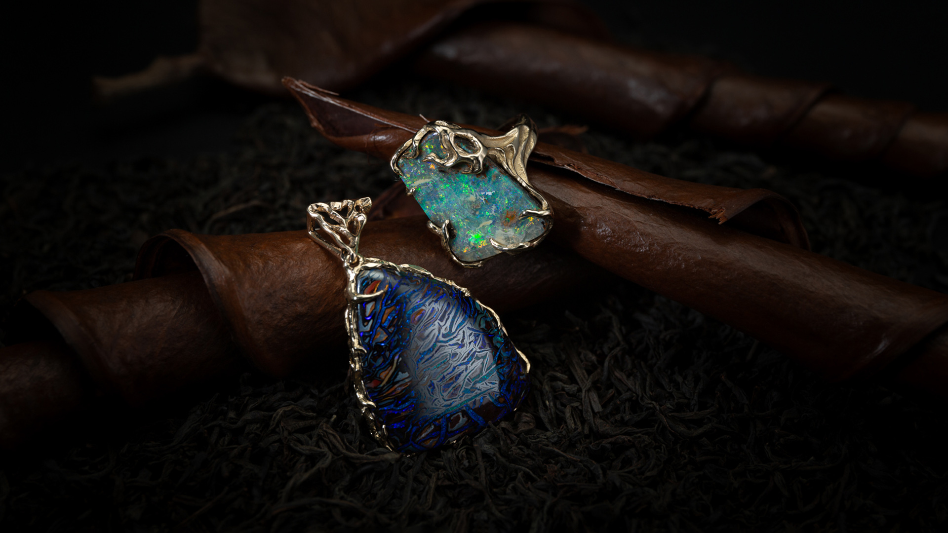 Jewelry with Opals Alexey Gabilo