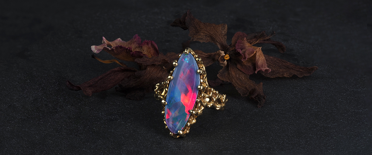 ring with gemstones gabilo
