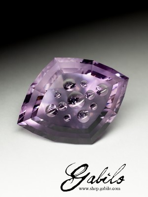Amethyst 42.15 carats fantasy cut