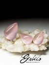Set of pink quartz 35.75 carats