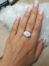 Big Opal Silver Ring 