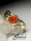 Fire Opal Gold Ring with jewellery report MSU