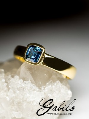 Spinel gold ring with Jewelry Report MSU