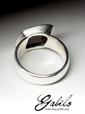 Boulder Opal Silver Ring 