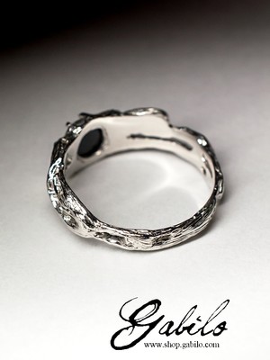 Triplet Opal Silver Ring