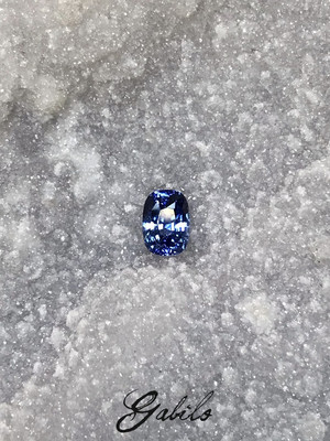Blue Sapphire 2.08 ct with gem testing report MSU