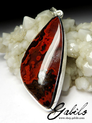 Agate Silver Pendant 