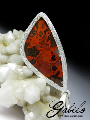 Agate Silver Pendant 