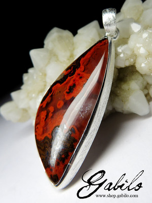 Agate Silver Pendant 