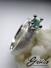 Alexandrite Crystal Silver Ring