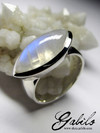 Big moonstone silver ring