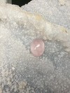 Rose quartz oval cabochon
