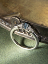Alexandrite and Diamond gold ring