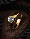 Aquamarine gold ring with gem report 