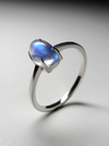 Moonstone gold ring with gem report
