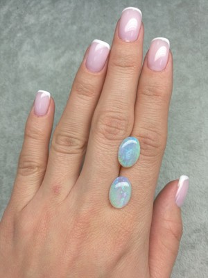 Opal pair 5.15 ct