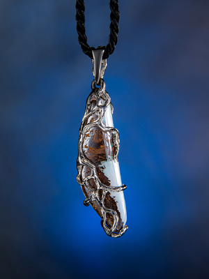 Boulder Opal silver pendant 