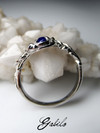 Lazurite silver ring