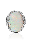 Aura - Australian Opal ring in white gold
