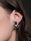 Black Opal titanium earrings