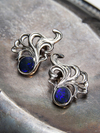 Black Opal titanium earrings