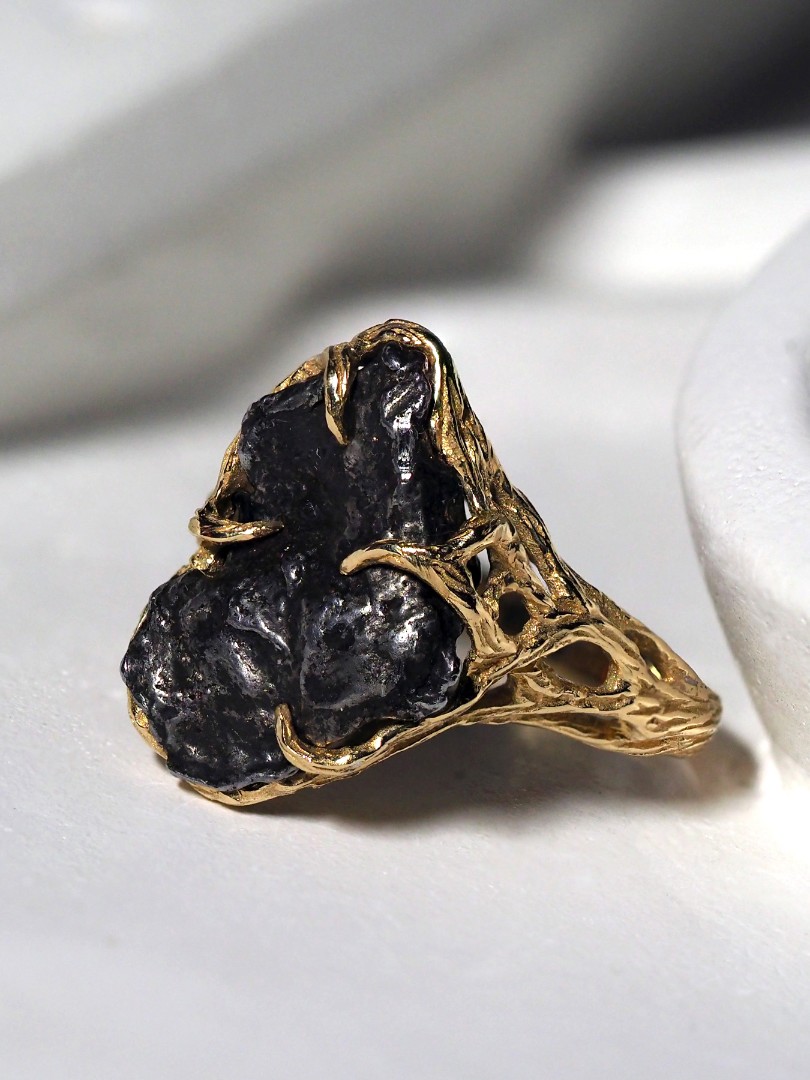 Genuine Ruby ring, Meteorite dust, crystal, Ruby band, wedding ring, p –  Upstate Resin Works LLC