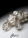 Herkimer Diamond silver earrings