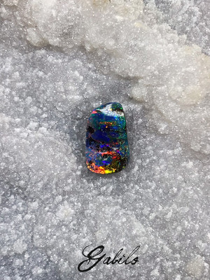 Australian boulder opal freeform 6.85 ct 