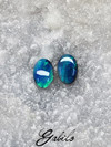 Black opal pair 1.36 carat