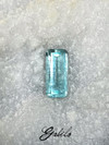 Blue aquamarine 9х21 octagon cut 12.30 ct 