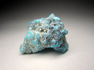 Nugget of turquoise with pyrite