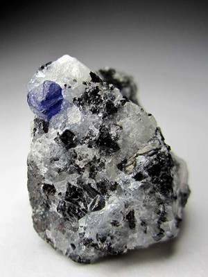 Sapphire on the rock