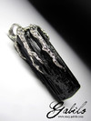 Black Tourmaline Silver Pendant