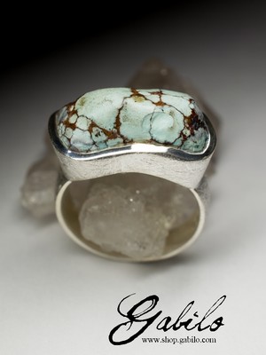 Men's Turquoise Silver Ring