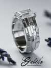 Rock Crystal Silver Ring 