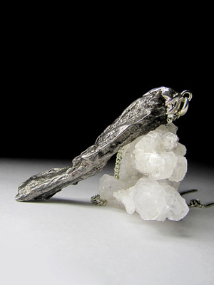 Meteorite in silver