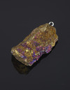 Pendant with chalcopyrite on copper chains