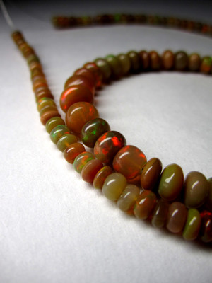 Ethiopian Brown Opal Necklace