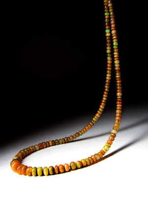 Ethiopian Brown Opal Necklace