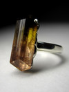 Ring with polychrome tourmaline