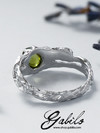 Tourmaline silver ring