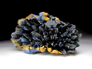 A sample of vivianite (kerchenite)