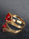 Mexican Fire Opal gold ring
