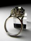 Silver ring with pyrite
