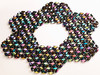 Collar of glass beads Oil