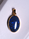 Black Opal gold pendant