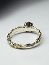 Rhodolite Gold Ring with jewellery report MSU