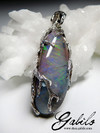 Boulder Opal Silver Pendant