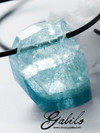 Aquamarine pendant on the cord