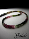 Beads from color tourmaline